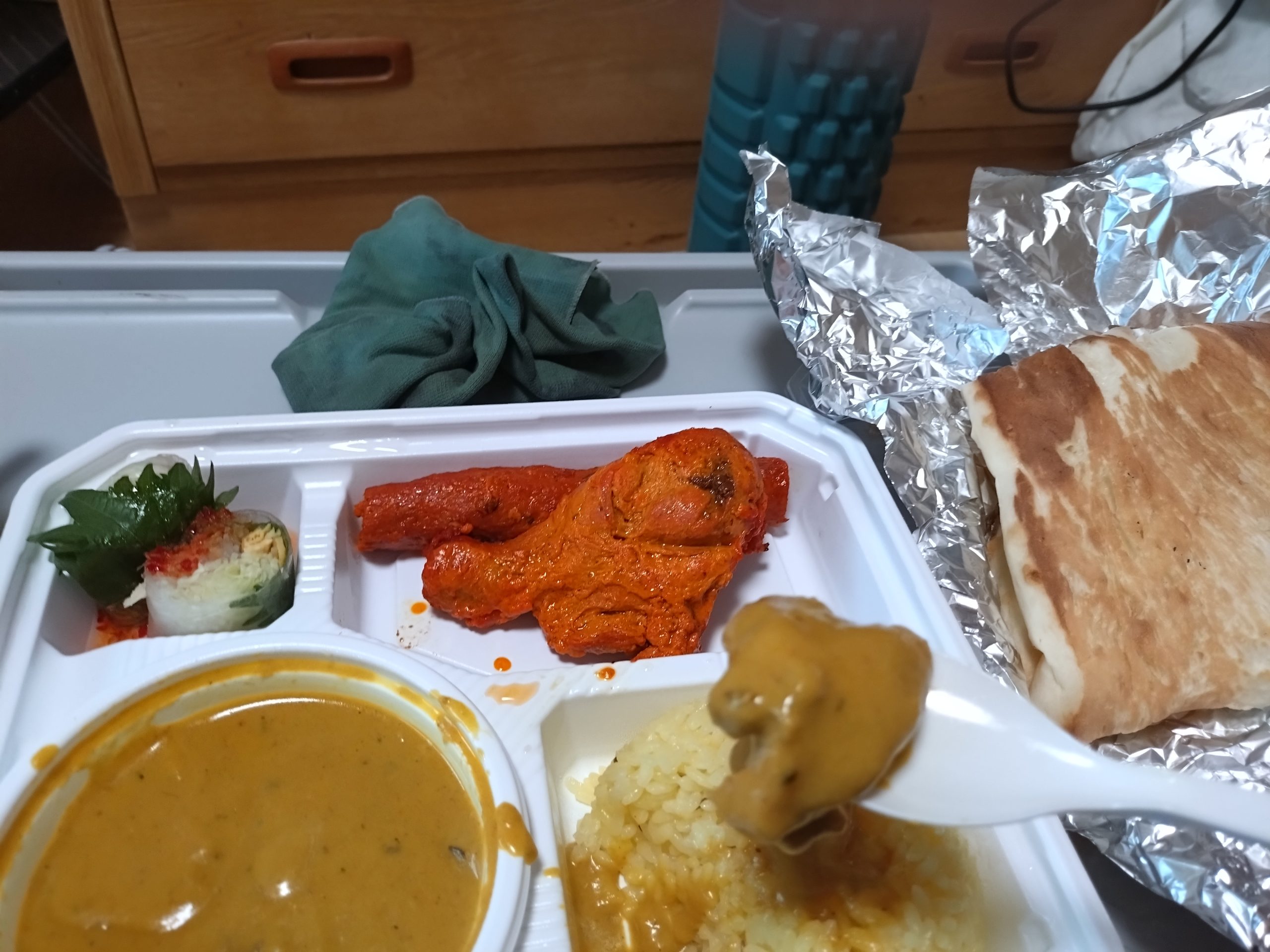 カレーに入っていたチキン チキンカレーに入っていたチキン