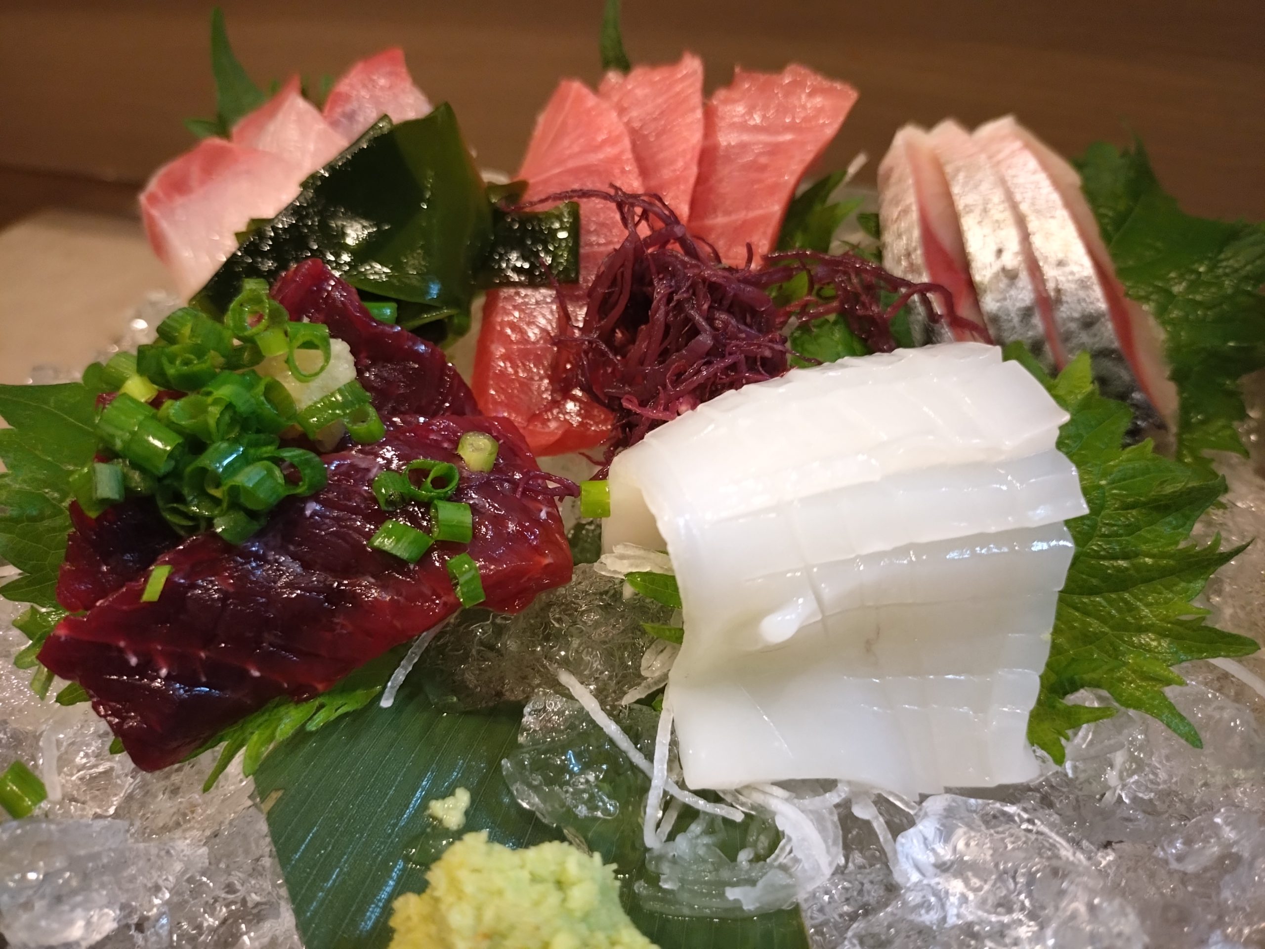 上刺身五点盛の盛り合わせ