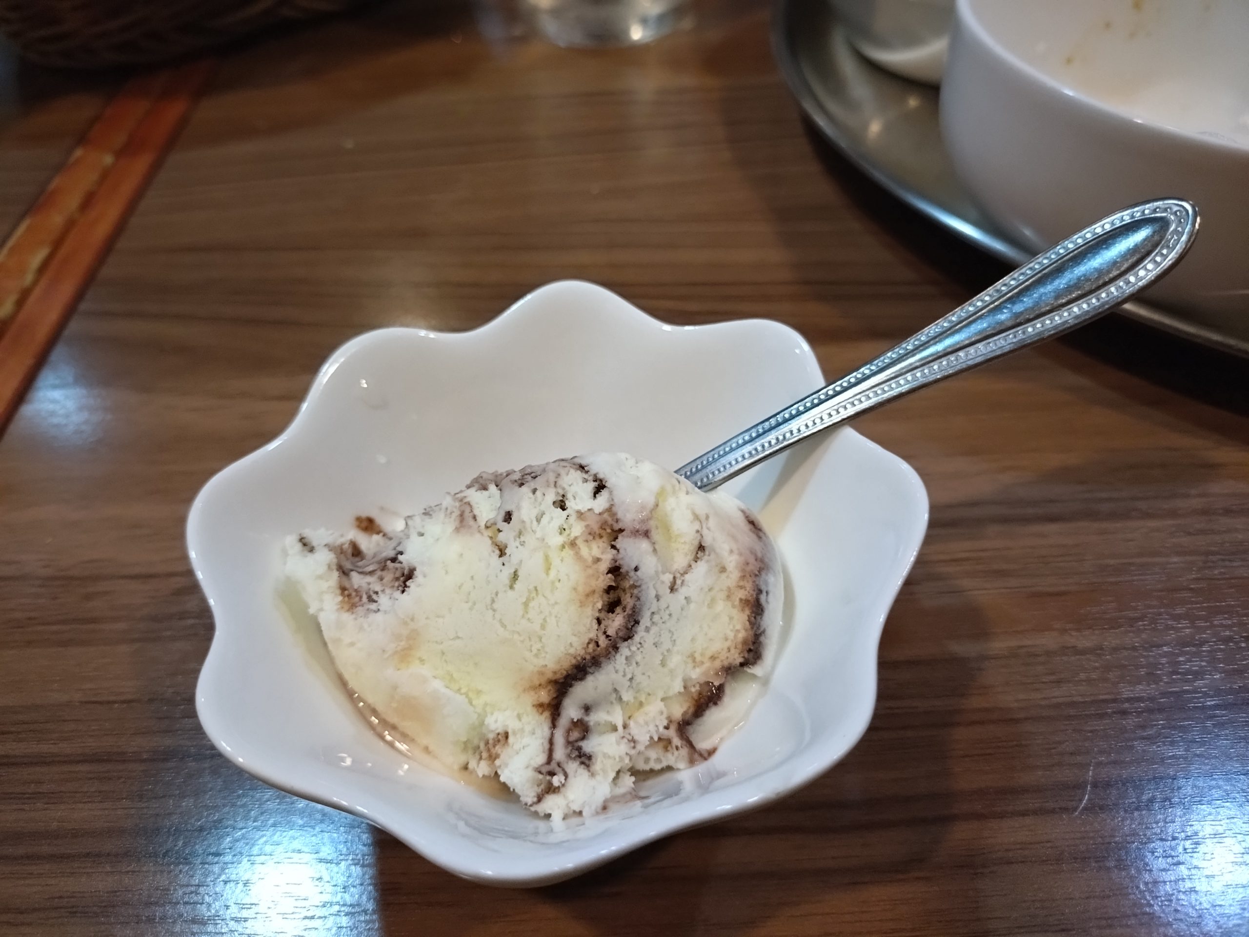 セットのデザート アイスクリーム