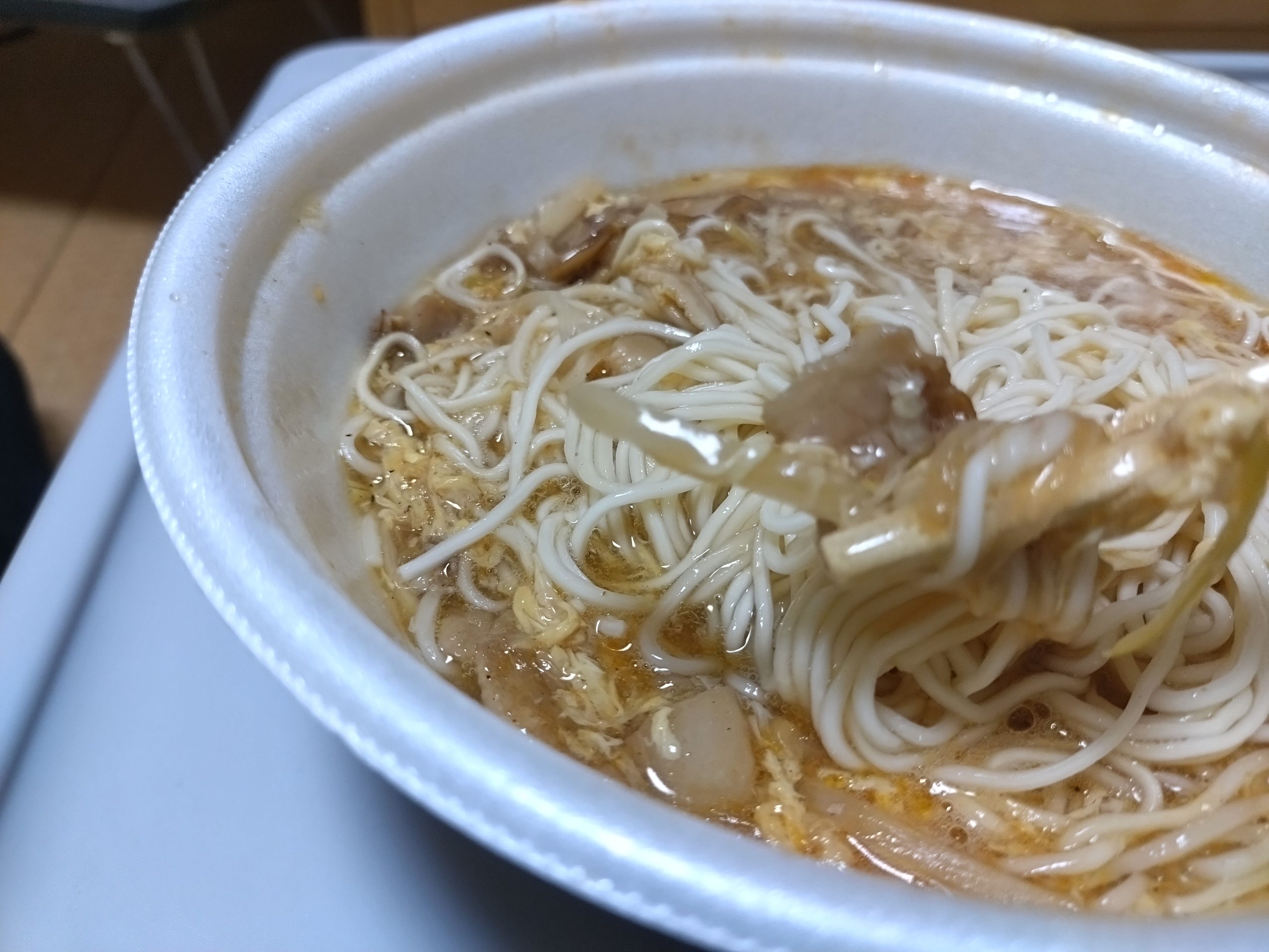 具材のきのこ系のアップ