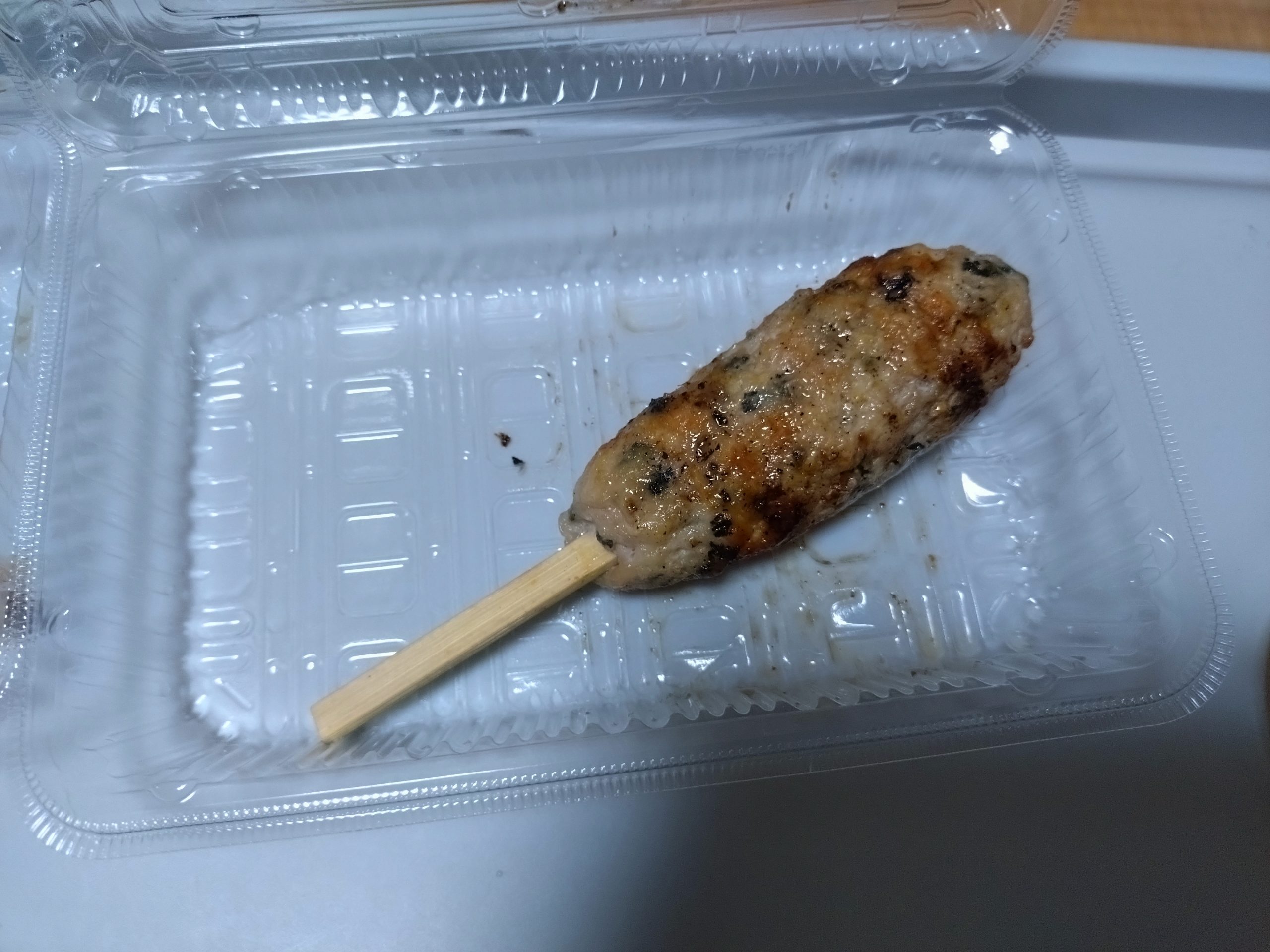 正直塩つくね（配達直後・フタなし）