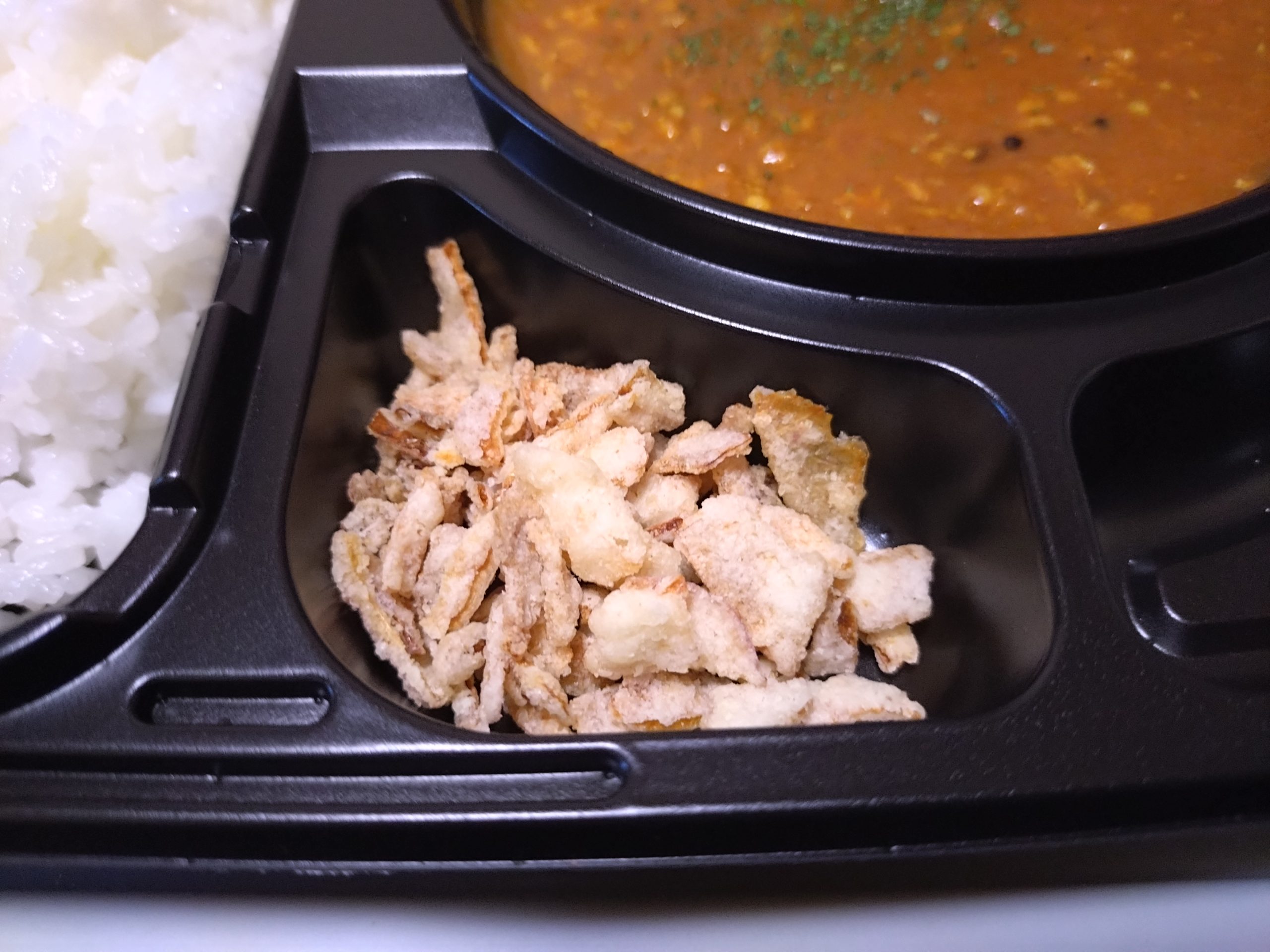 キーマカレーに入っていた食感担当の具材