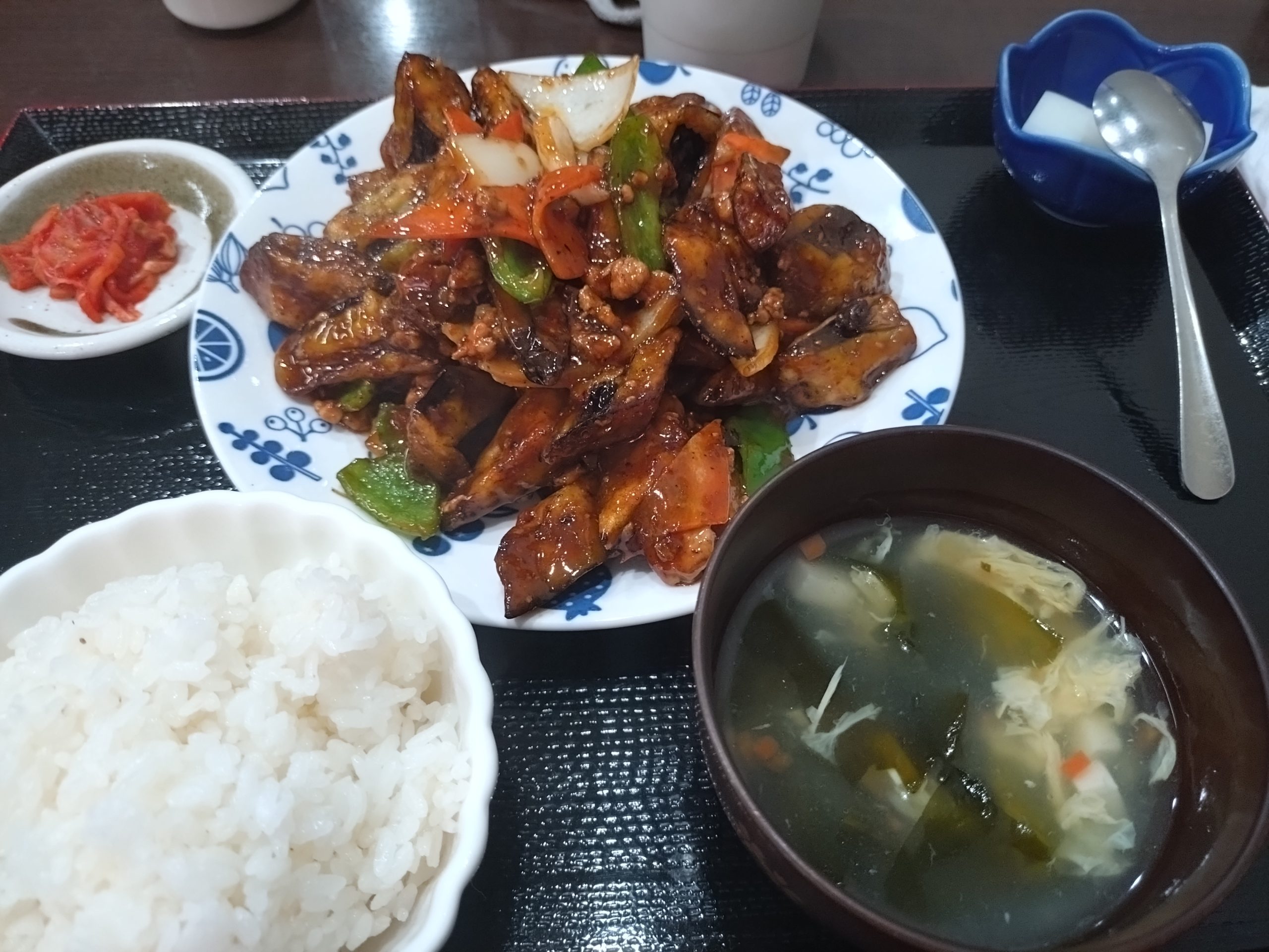 恋心の麻婆ナス定食