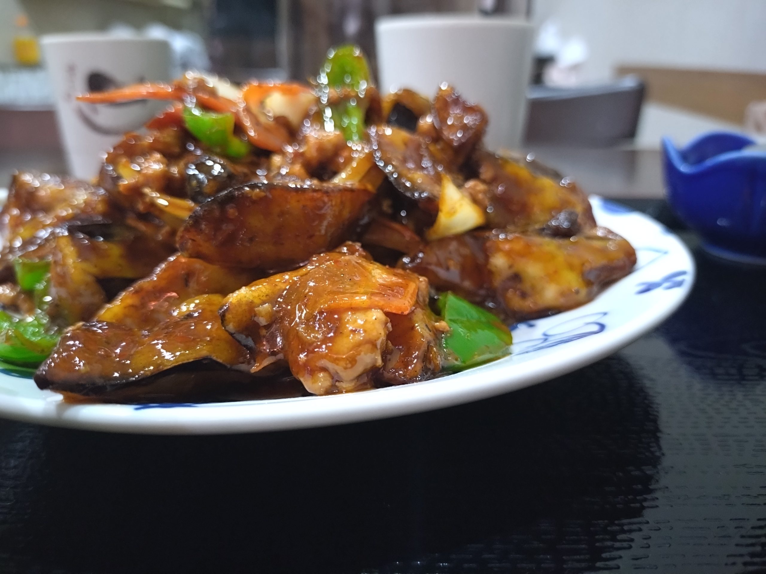 恋心の麻婆ナスの高さ