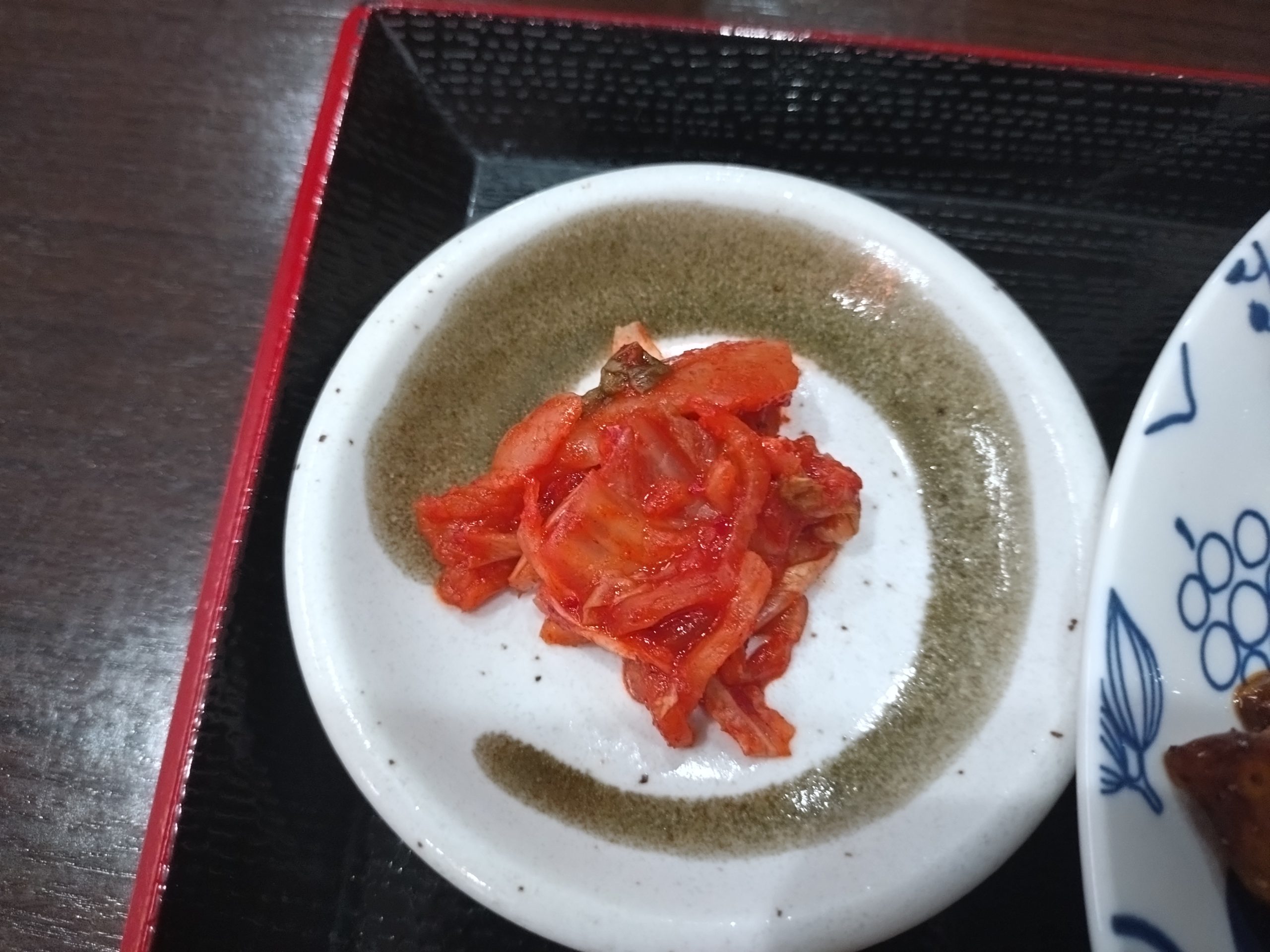 恋心の定食キムチ