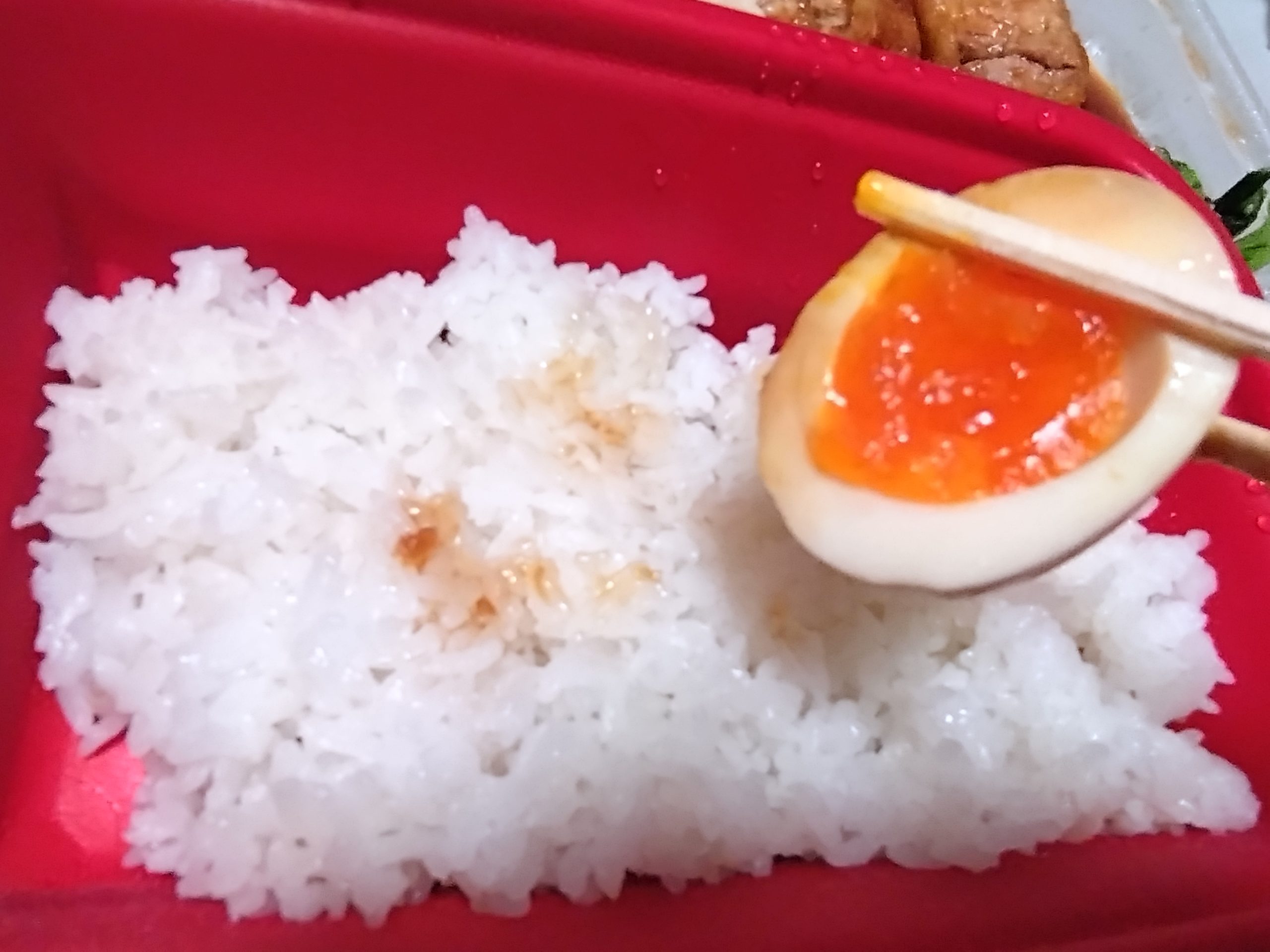 松のや角煮定食の半熟味玉