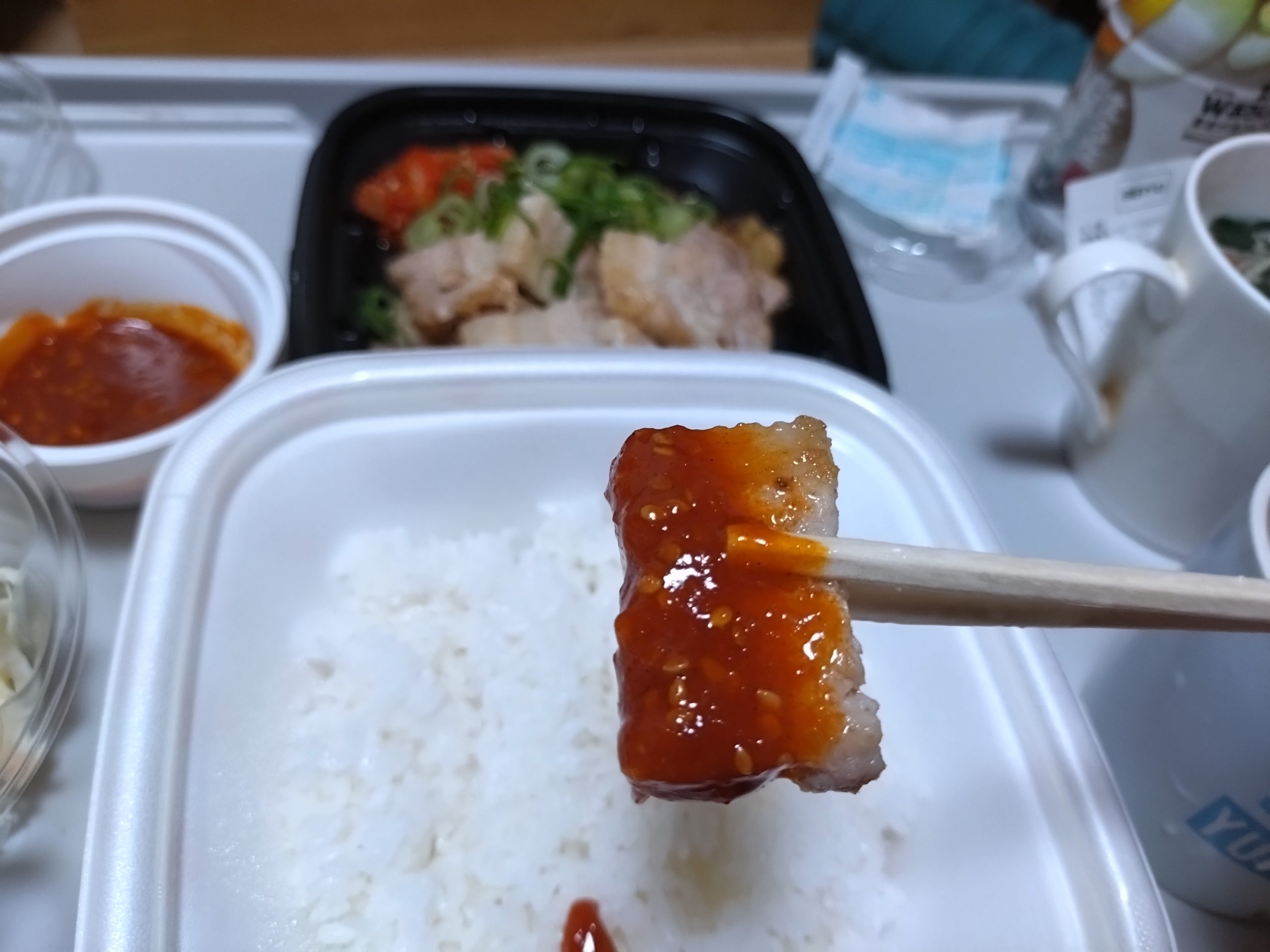 松屋極厚豚カルビコチュジャン 松屋極厚豚カルビコチュジャン