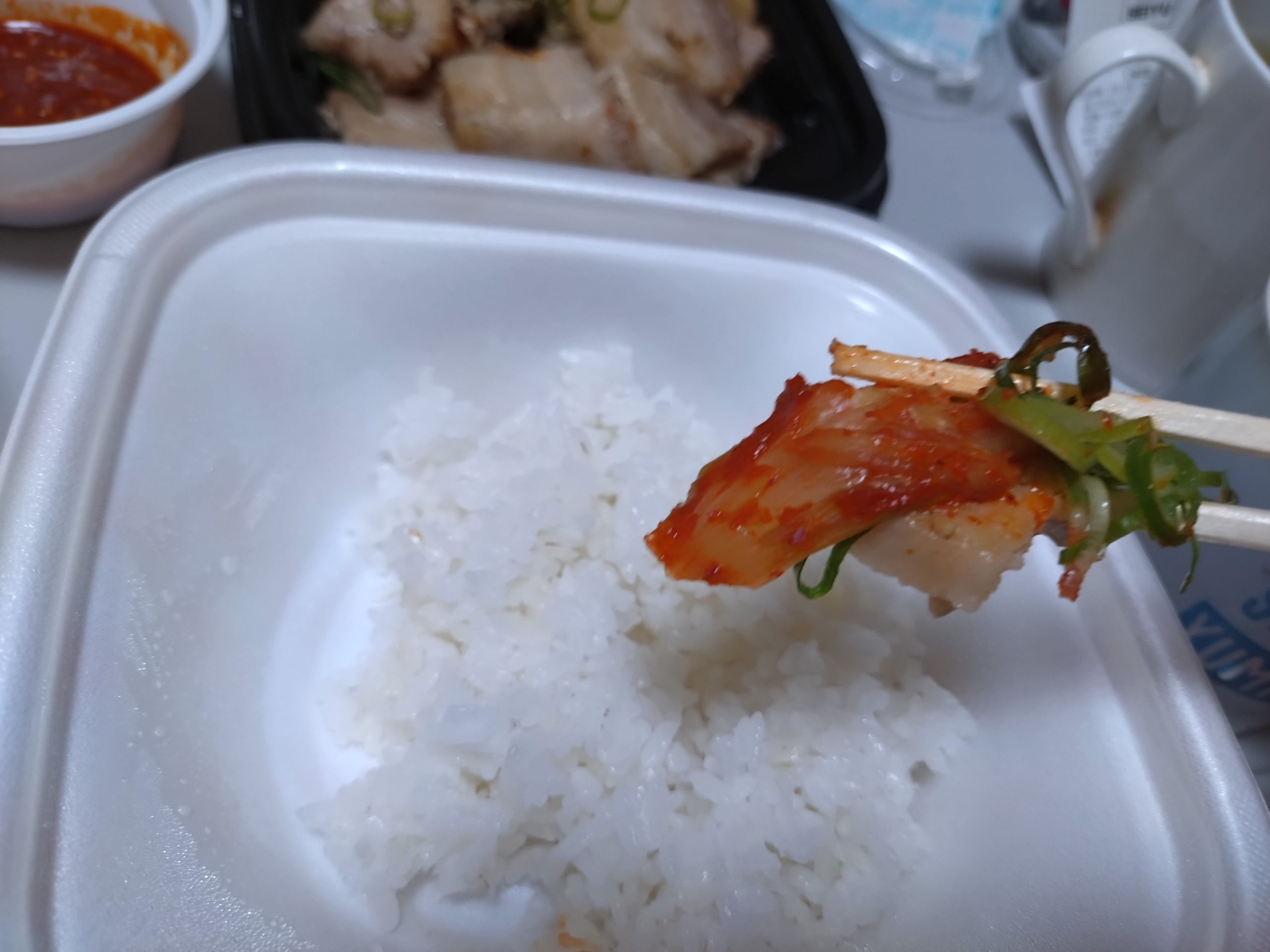 松屋キムチ付き焼肉定食 松屋キムチ付き焼肉定食