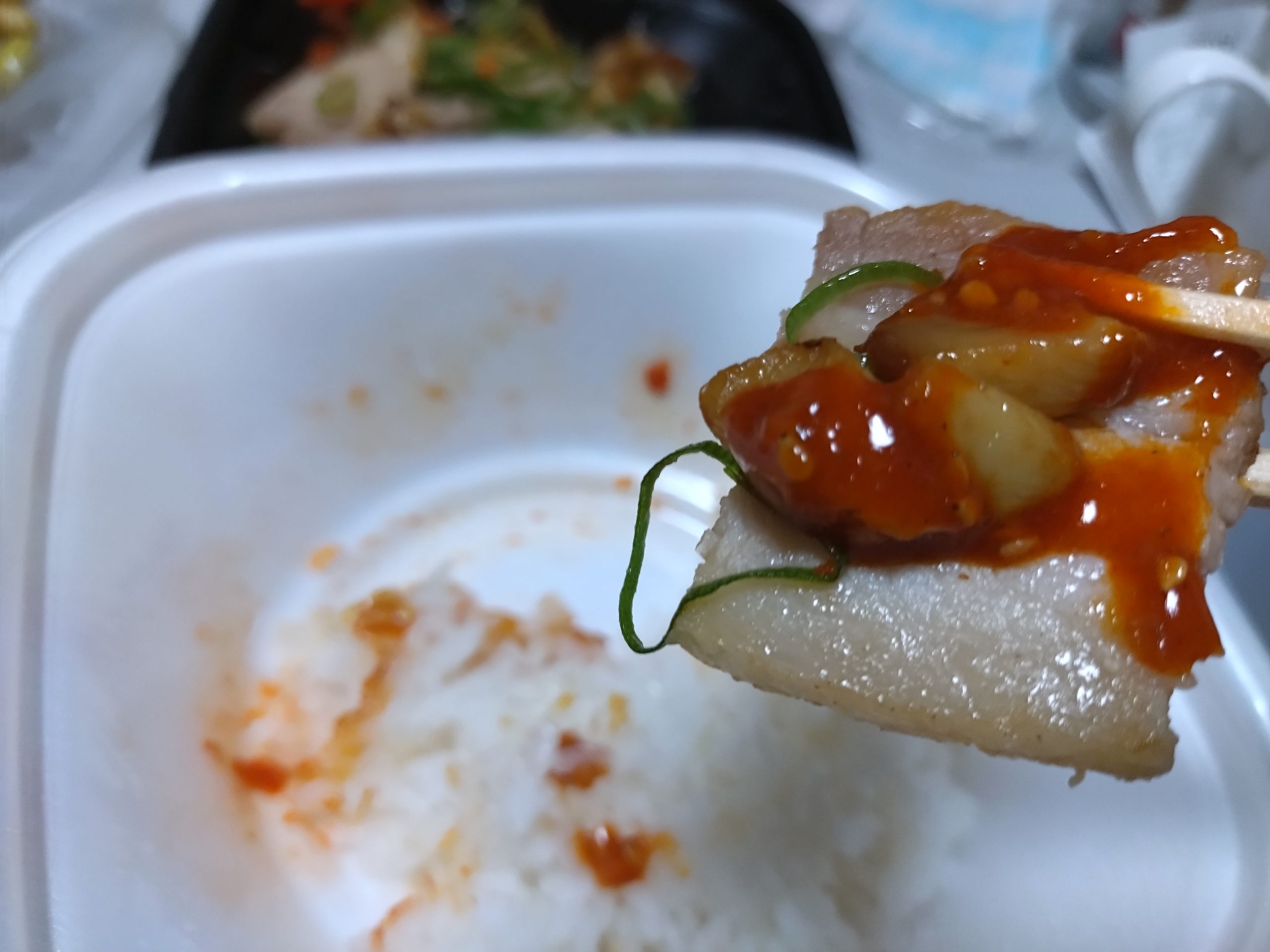 松屋極厚豚カルビコチュジャンネギニンニク 松屋極厚豚カルビコチュジャンネギニンニク