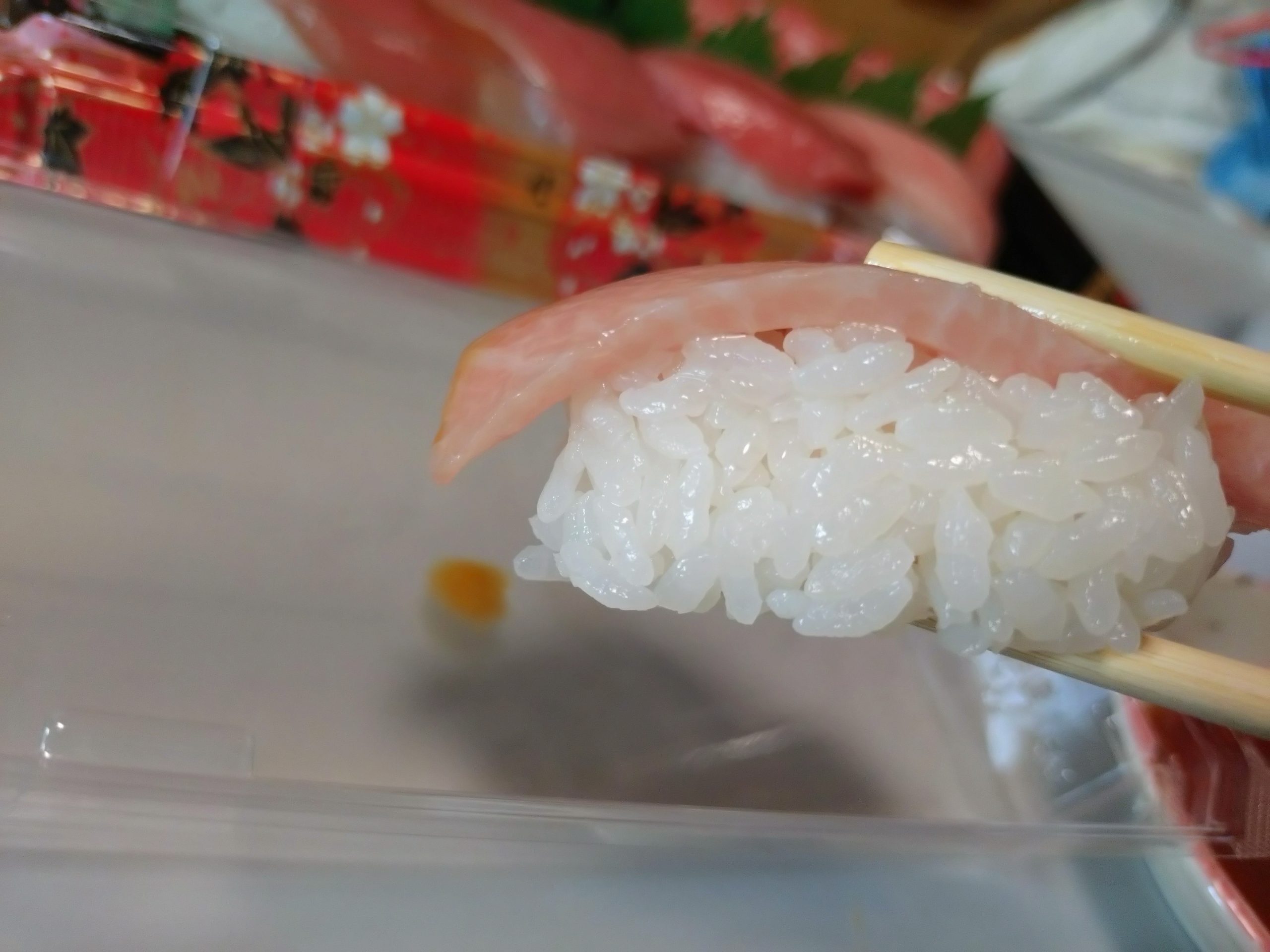 すし松の特上本鮪づくしに入っていた本鮪大トロの別カット