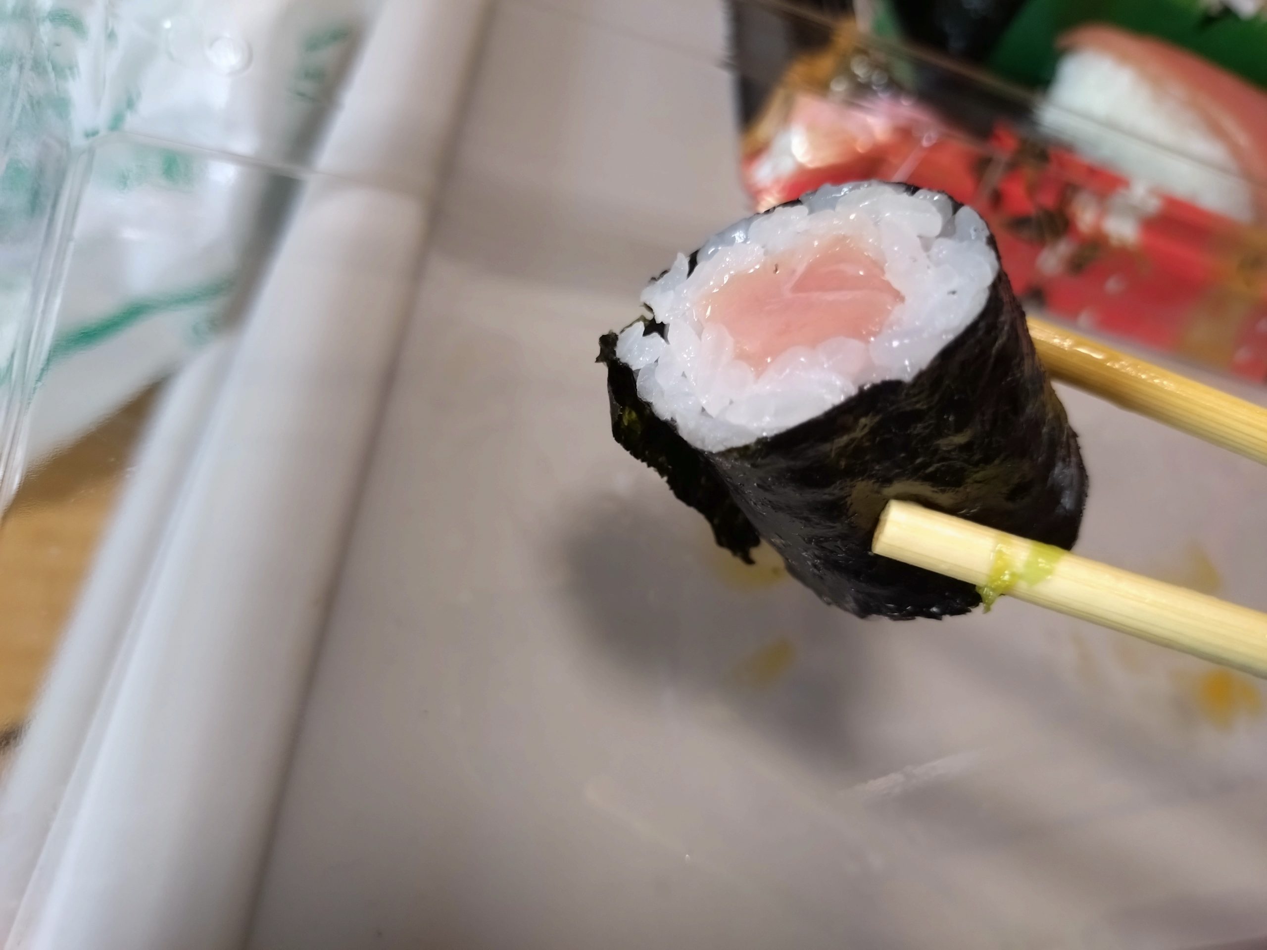 すし松の特上本鮪づくしに入っていたトロ鉄火巻き