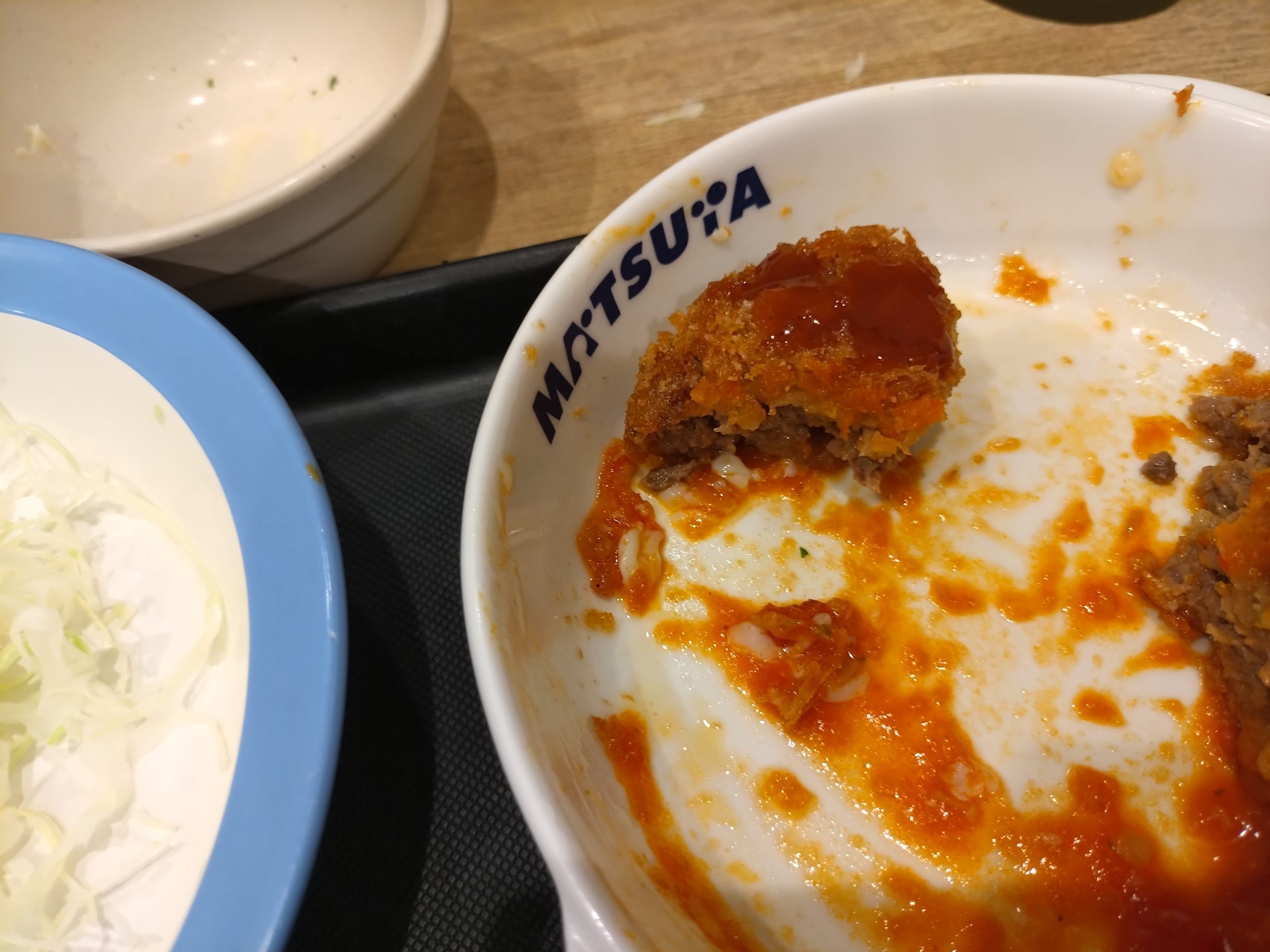 松のや メンチかつに中濃ソース 松のや メンチかつに中濃ソース