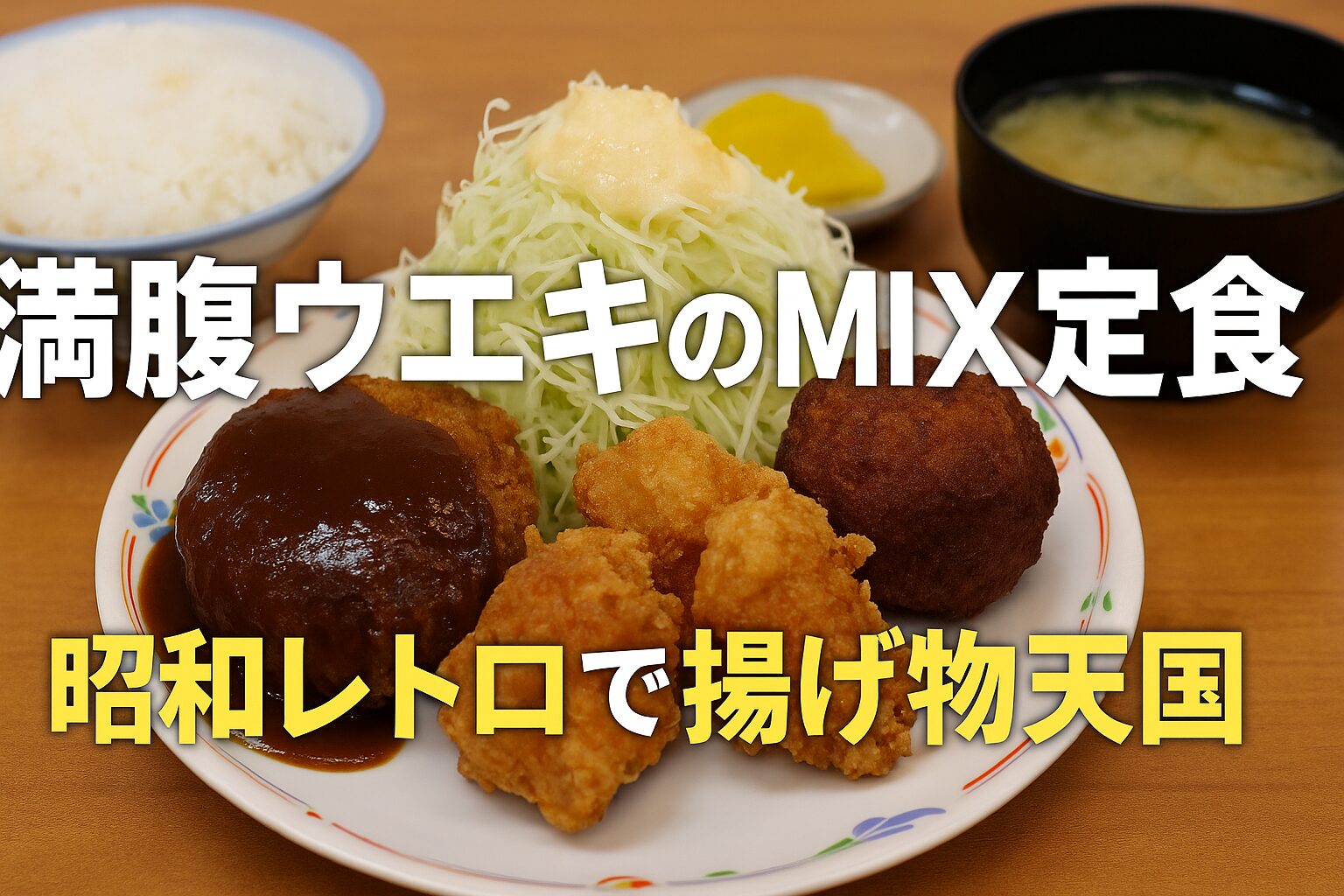本八幡に開店した肉のウヱキで満腹ウエキのMIX定食を食べたレビュー